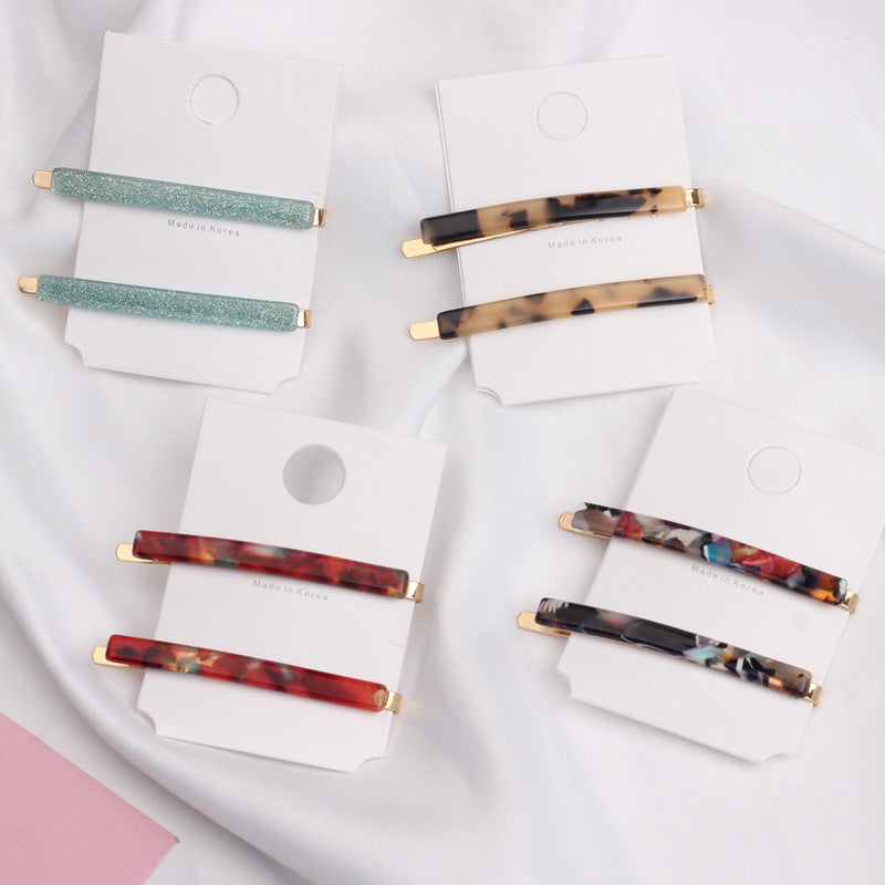 Wholesale Acetic Acid Board Straight Clip Hair Card